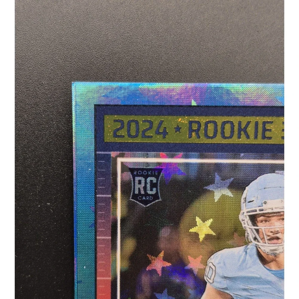 2024 Panini Score Drake Maye #303 Rookie Blue Stars /399 SP New England Patriots
